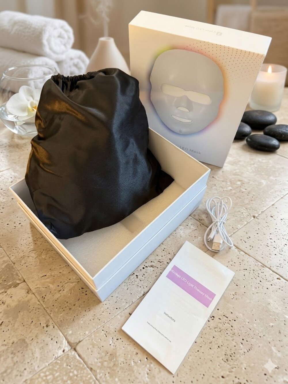 NWT 7-Color Light Face Mask Kit